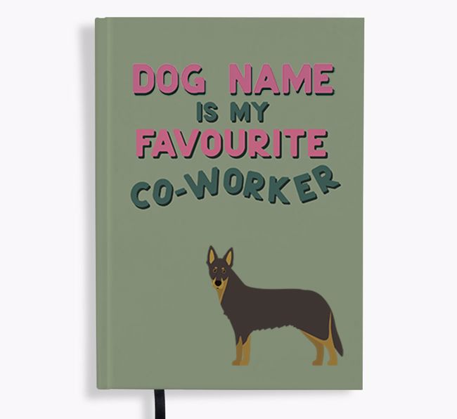 Favourite Co-Worker: Personalised {breedFullName} Notebook